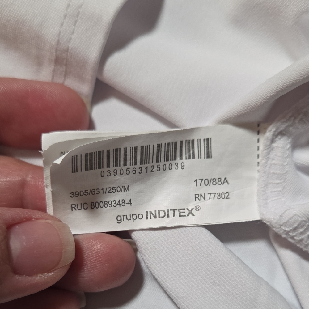 Zara White Scoop Neck Tank Top - Picture 2 of 5